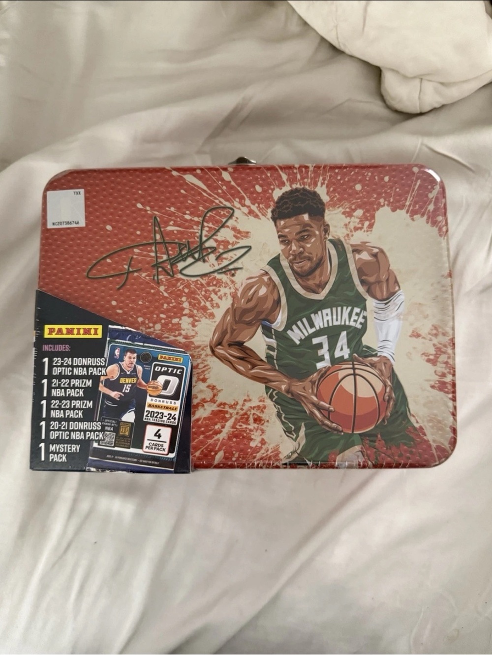 2024 Panini NBA Giannis Antetokounmpo Collectors Lunch Box/Tin Bucks - Brand New